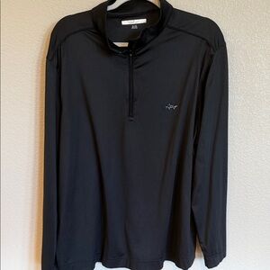 Greg Norman Collection Black Long Sleeve Shirt